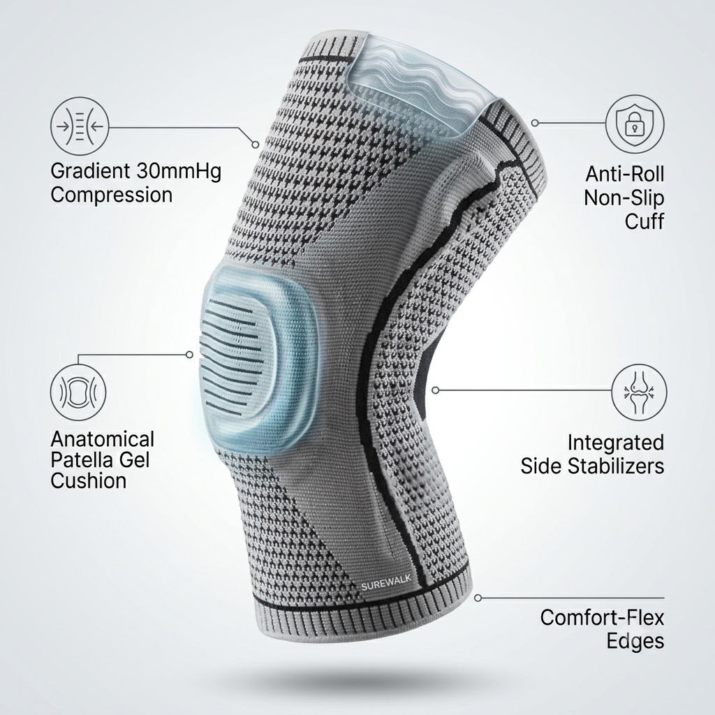 SureWalk Knee Compression Sleeve